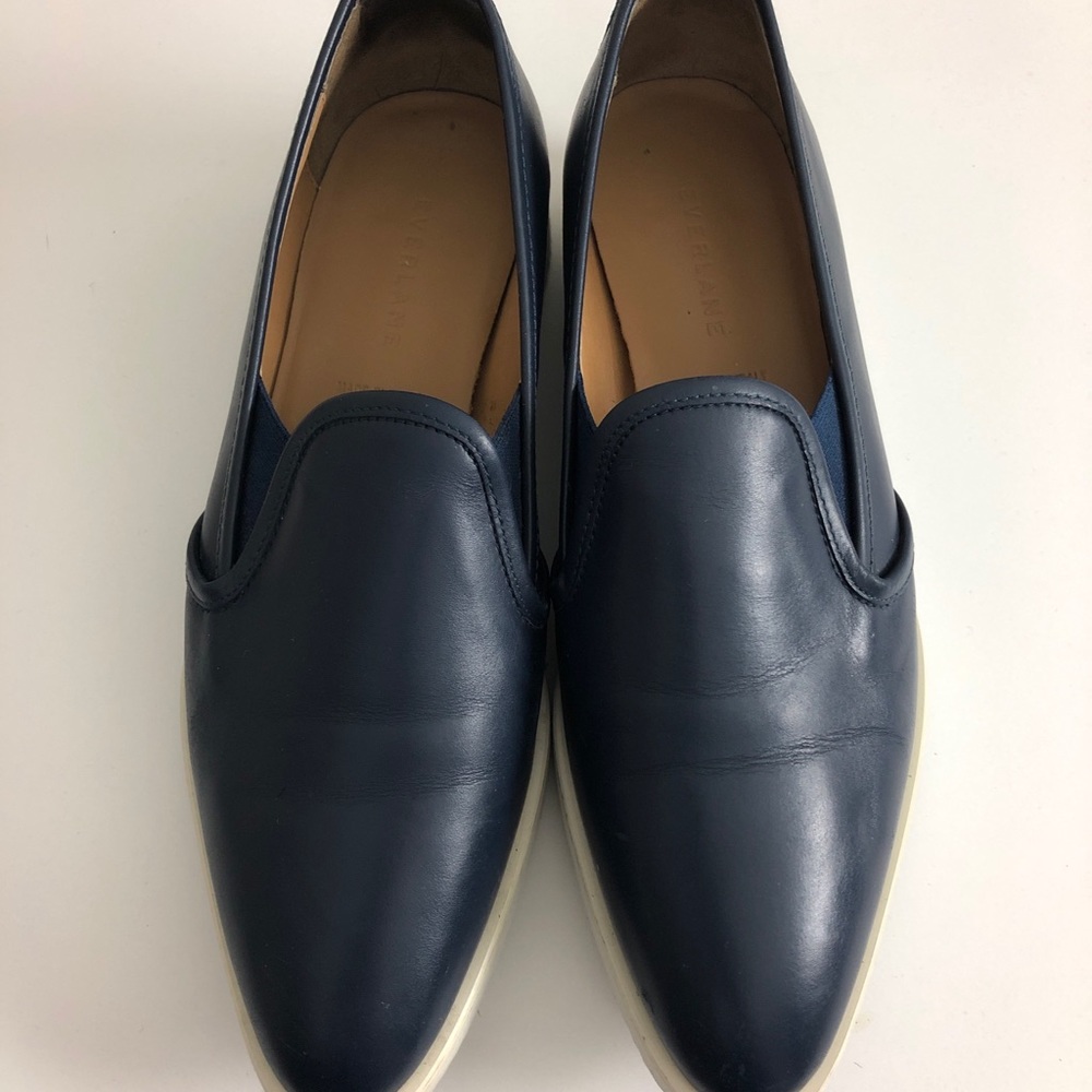 Everlane The Street Shoe Navy Blue Slip On Sneaker